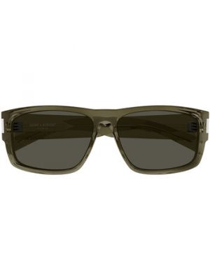 Brązowe okulary przeciwsłoneczne Yves Saint Laurent