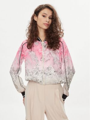 Bluză cu croială lejeră Liu Jo Sport roz