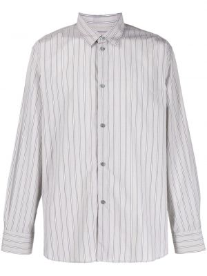 Pruhovaná bavlněná košile Studio Nicholson šedá