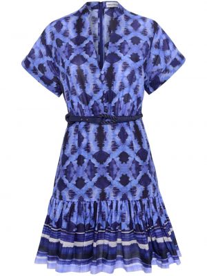 Βαμβακερή φόρεμα Rebecca Vallance μπλε