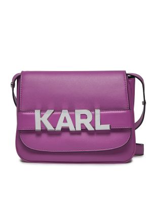 Чанта през рамо Karl Lagerfeld розово