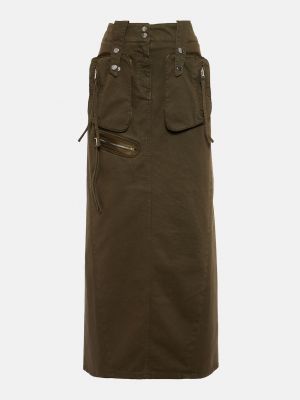 Джинсовая юбка Blumarine коричневая