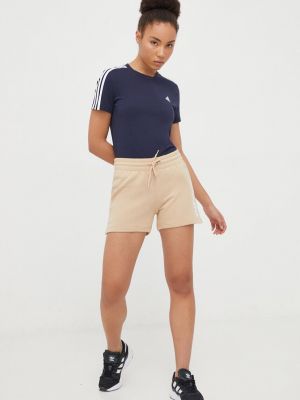 Koszulka slim fit bawełniana w paski Adidas