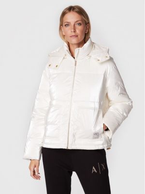 Pernata jakna Armani Exchange bijela