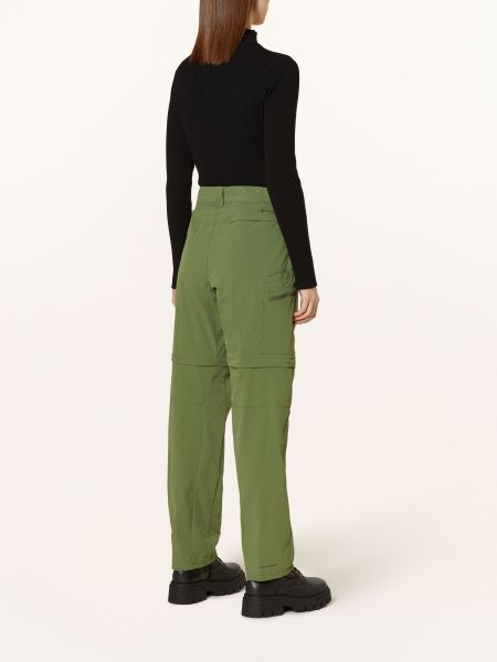 Kalhoty na zip Columbia zelené