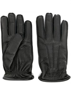 Usnjene rokavice Giorgio Armani črna