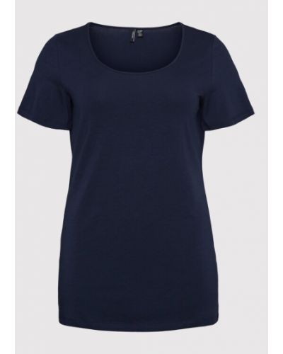 Vero Moda Curve Póló Paxi 10251961 Sötétkék Slim Fit