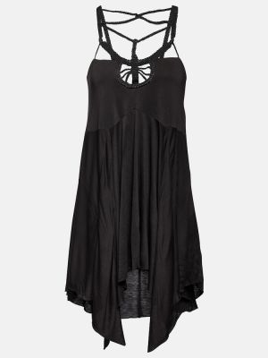 Φόρεμα από ζέρσεϋ Isabel Marant μαύρο