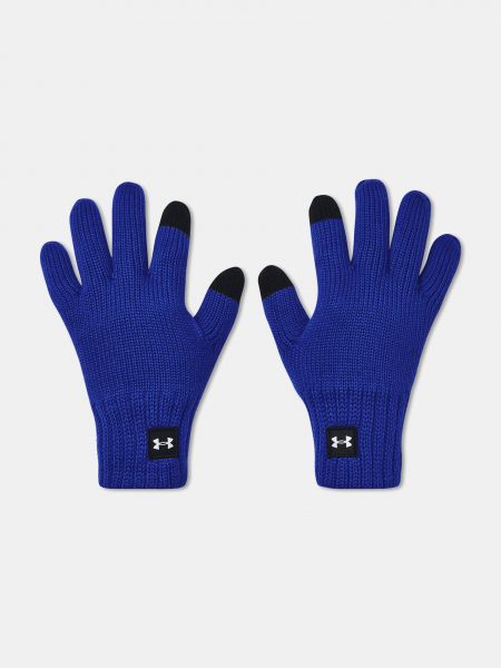 Vlnené rukavice Under Armour modrá