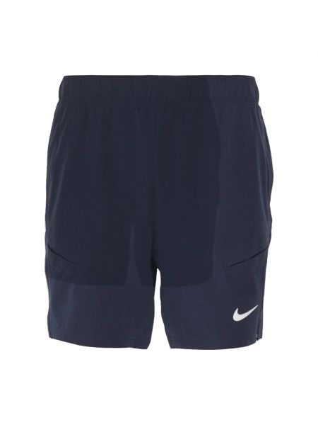 Спортивные тканевые шорты Nike синие