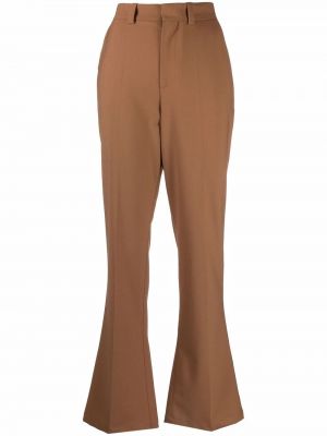 Pantalones de cintura alta Aeron marrón