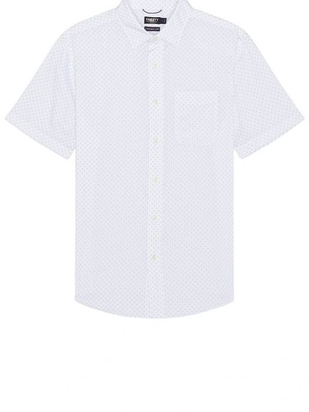 Camicia a maniche corte Faherty bianco