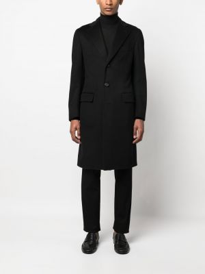 Manteau en cachemire Brioni noir
