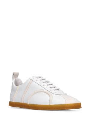 Δερμάτινα sneakers Toteme λευκό