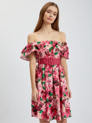 Haljina s cvjetnim printom Orsay ružičasta