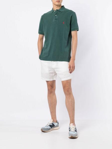 Kokvilnas t-krekls bez papēžiem ar izšuvumiem Polo Ralph Lauren