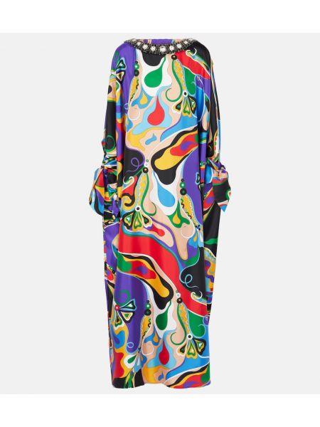 Silkki maxi mekko Pucci