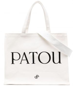Шопинг чанта с принт Patou