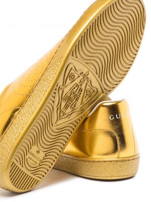 Zapatillas Gucci Ace dorado