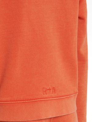 Felpa di cotone in jersey Rta arancione