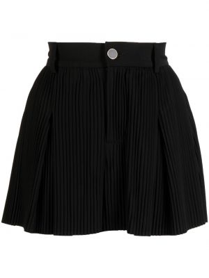 Shorts mit plisseefalten B+ab schwarz