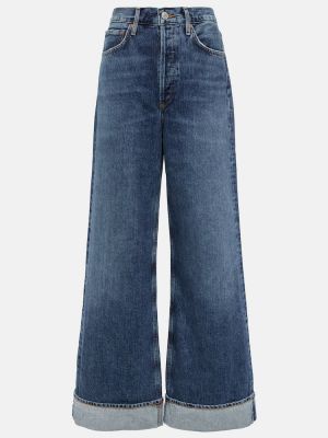 Høy midje jeans Agolde blå