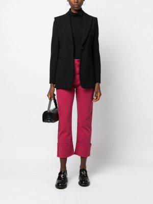 Bavlněné džíny Max Mara růžové