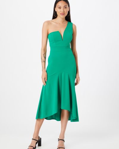 Коктейлна рокля Wal G. зелено