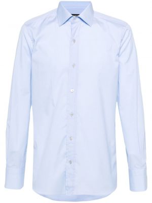 Kokvilnas krekls Tom Ford zils