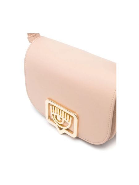 Bolsa de hombro con hebilla Chiara Ferragni Collection rosa