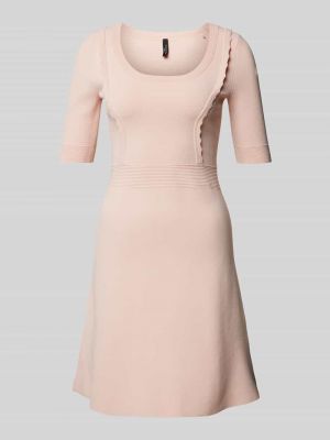 Sukienka mini w jednolitym kolorze Marciano Guess różowa