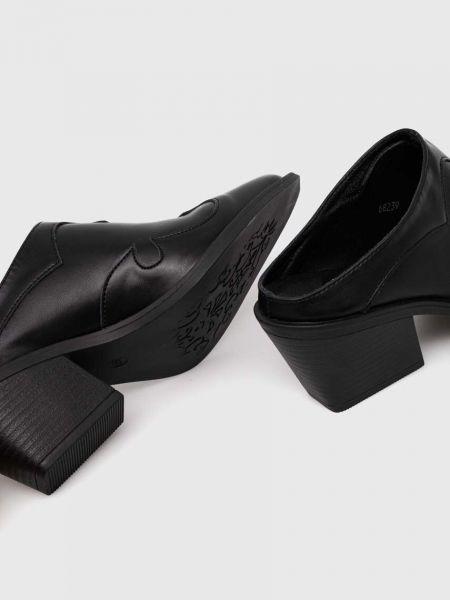 Papuci cu toc Answear Lab negru