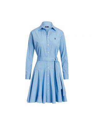 Sukienka koszulowa Polo Ralph Lauren niebieska