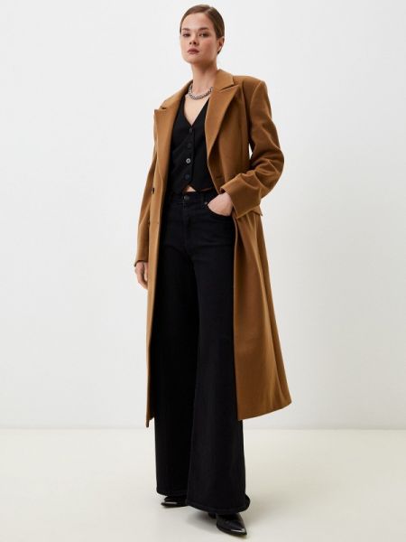 Демисезонное пальто Charuel коричневое