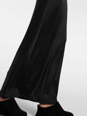 Μάξι φόρεμα με λαιμόκοψη v Tove μαύρο