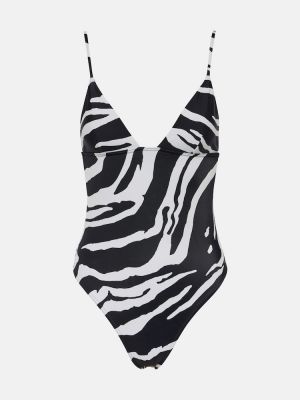 Plavky s potlačou so vzorom zebry Stella Mccartney
