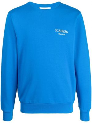 Brodert sweatshirt Iceberg blå