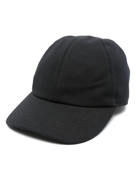 Siuvinėtas kepurė su snapeliu The Attico juoda