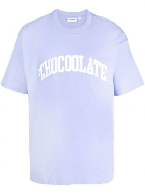 Tričko s potlačou Chocoolate modrá