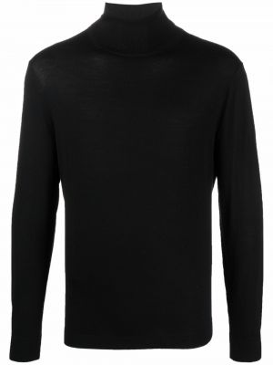 Volneni pulover Allude črna