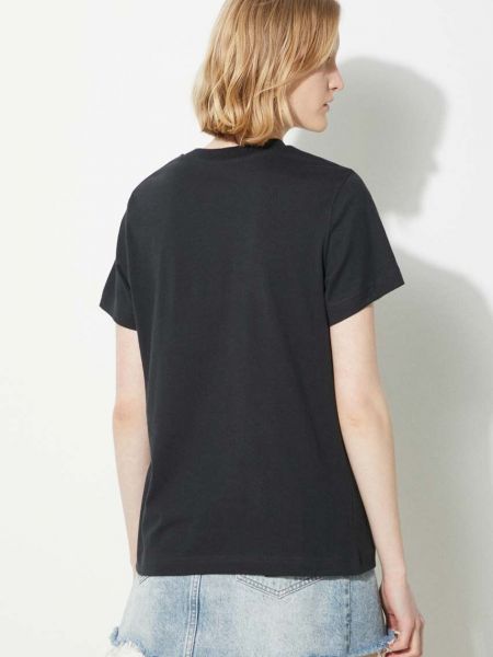 Bavlněné tričko New Balance černé