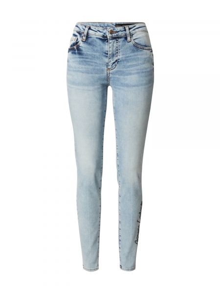 Skinny fit džínsy Armani Exchange modrá
