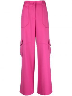 Pantalon cargo avec poches Fabiana Filippi rose