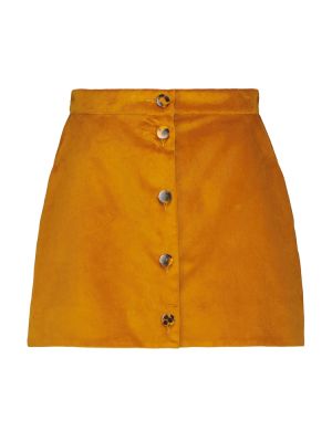 Бархатная юбка на шпильке Blazã© Milano, золотая