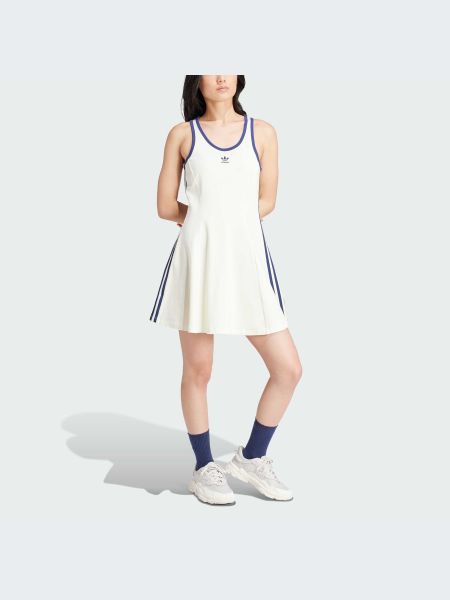 Платье мини Adidas белое