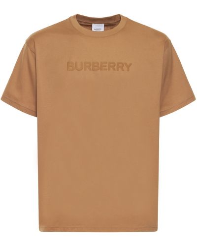 T-shirt di cotone in jersey Burberry