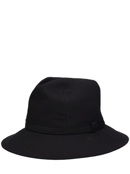 Vlněný klobouk Yohji Yamamoto černý