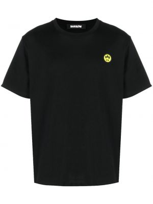 Bavlněné tričko Barrow černé