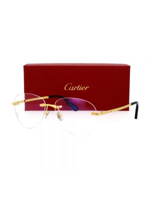 Okulary Cartier żółte