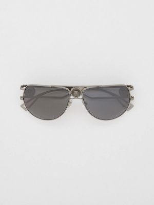 Солнцезащитные очки Versace, серебряный